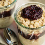 Overnight Muesli with Cherry Chia Jam