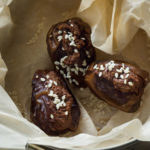 Chocolate Hummus Stuffed Dates