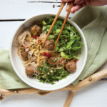 Green Herb and Chicken Bun Cha