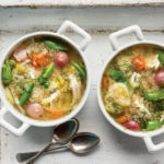 Poached Chicken Soup with Dill and Quinoa