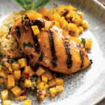 Honey Glazed Chicken with Golden Beet Salsa