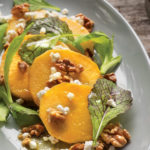 Scalloped Rutabaga Salad with Maple Walnut Dressing