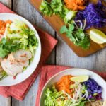 Spicy Chicken Noodle Vegetable Bowls