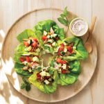 Sheet pan chicken shawarma lettuce bundles turkish