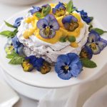 Aquafaba pavlova with coconut cream