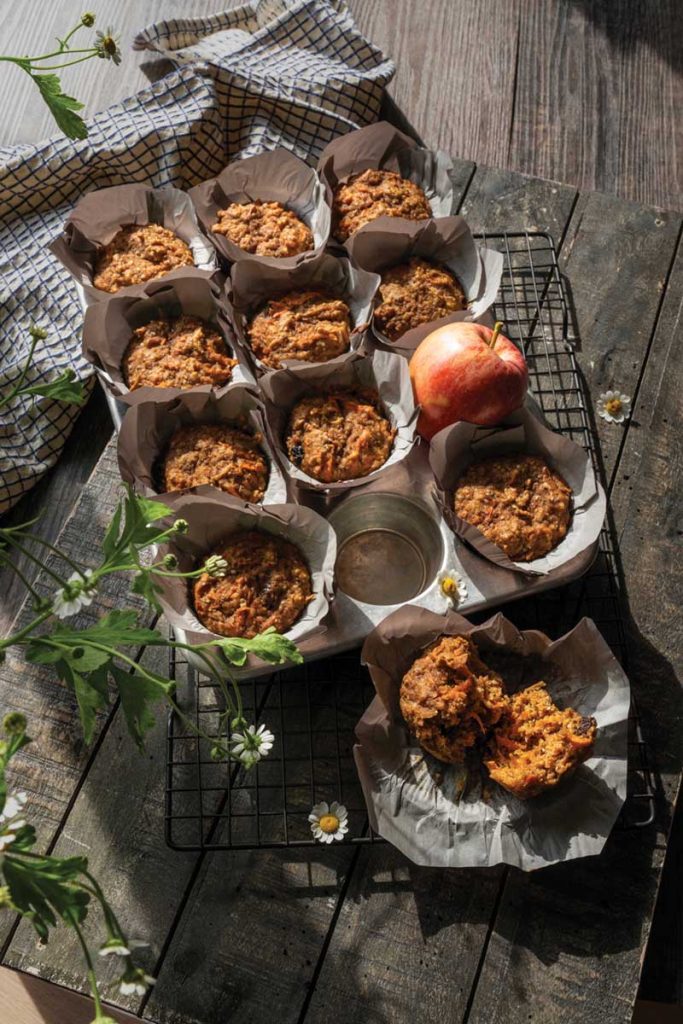 Buffalo yogurt morning glory muffins