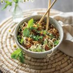 Thai bison noodle bowls