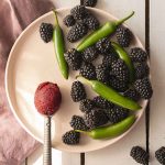 Serano blackberry sorbet