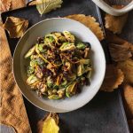 Brussels Sprouts with Orange, Ginger, and Walnuts