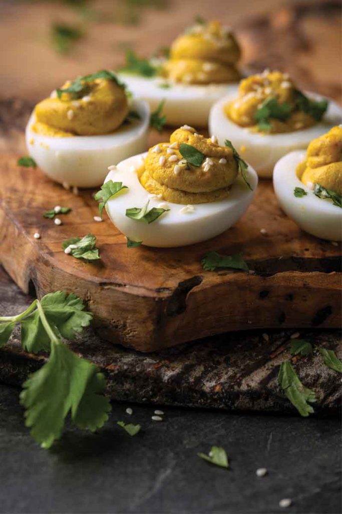 Curried Deviled Eggs