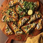 Taadoori chicken flatbread