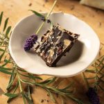 Chocolate, Lavender, and Tahini Fudge