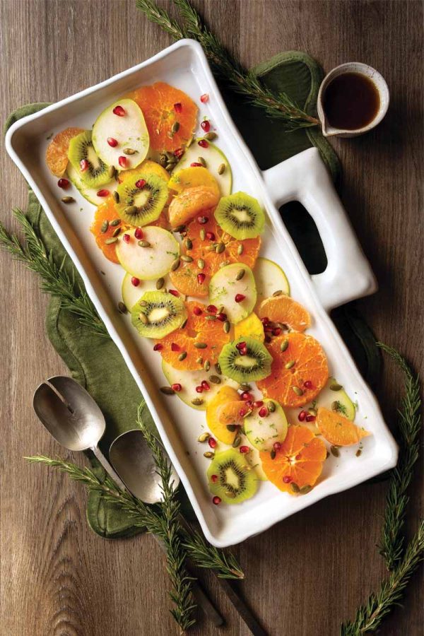 Citrus Salad with Rosemary and Juniper Syrup