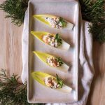 Mandarin and Mint Waldorf Endive Boats