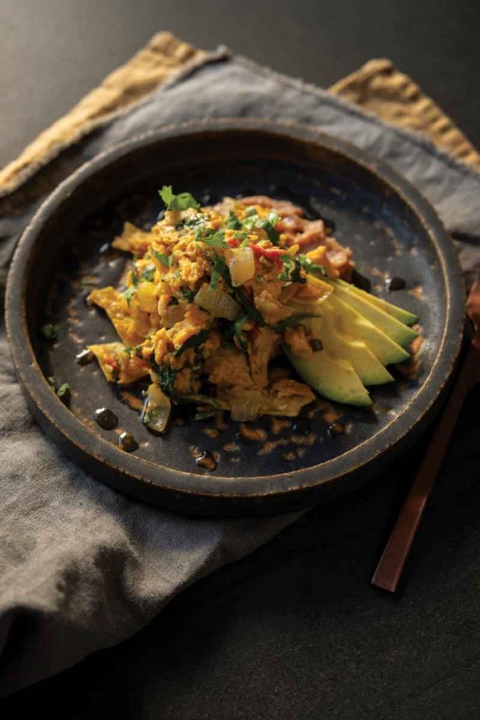 Migas with Chili Oil