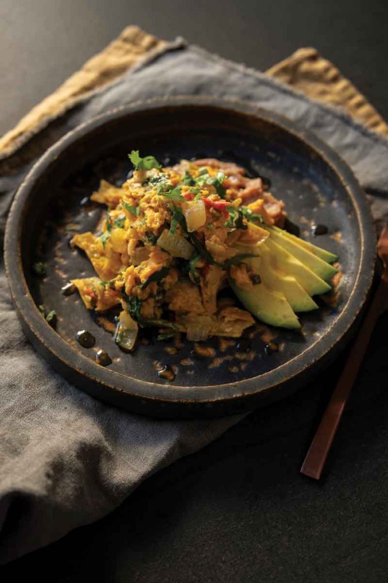 Migas with Chili Oil