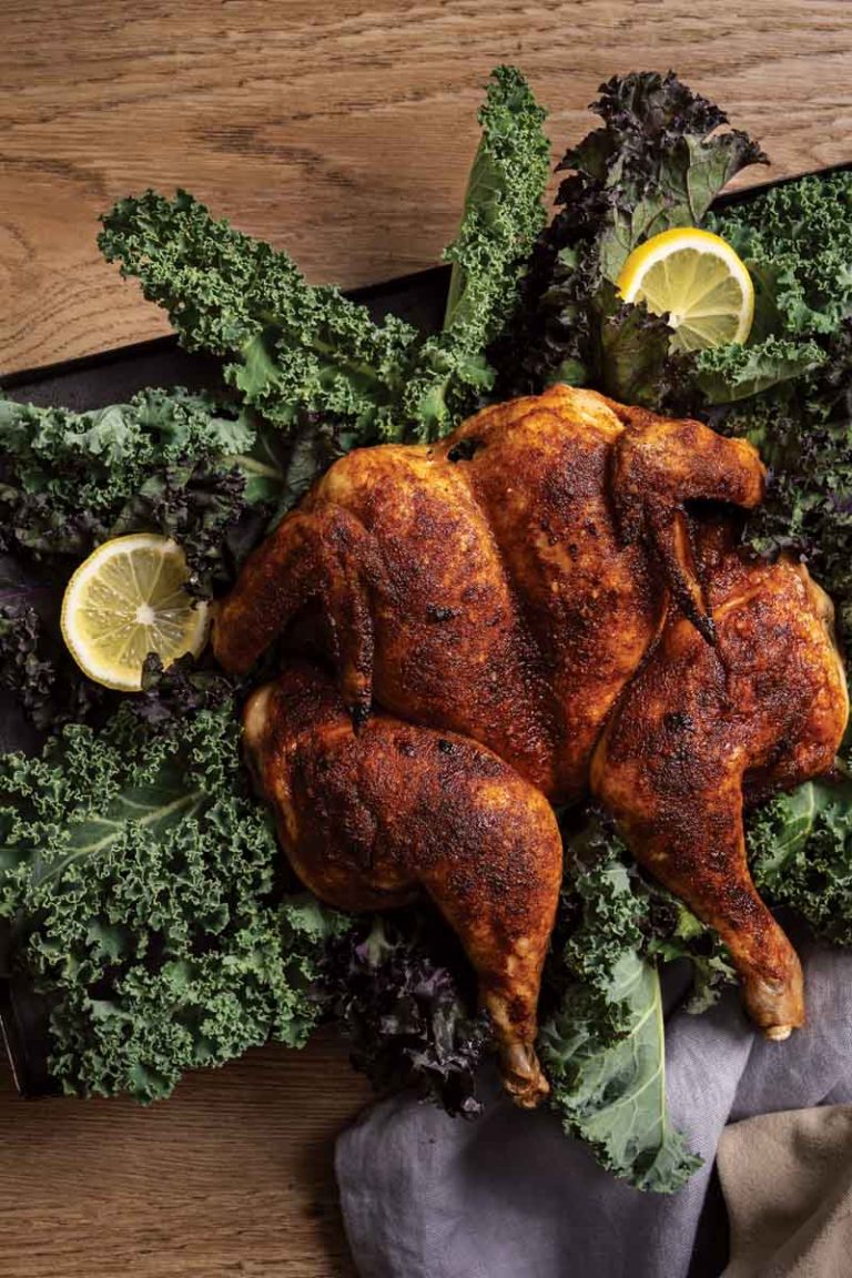 Aromatic Sweet and Spicy Spatchcocked Chicken