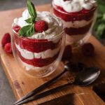 Whipped Coconut Cream and Raspberry Basil Rhubarb Fool
