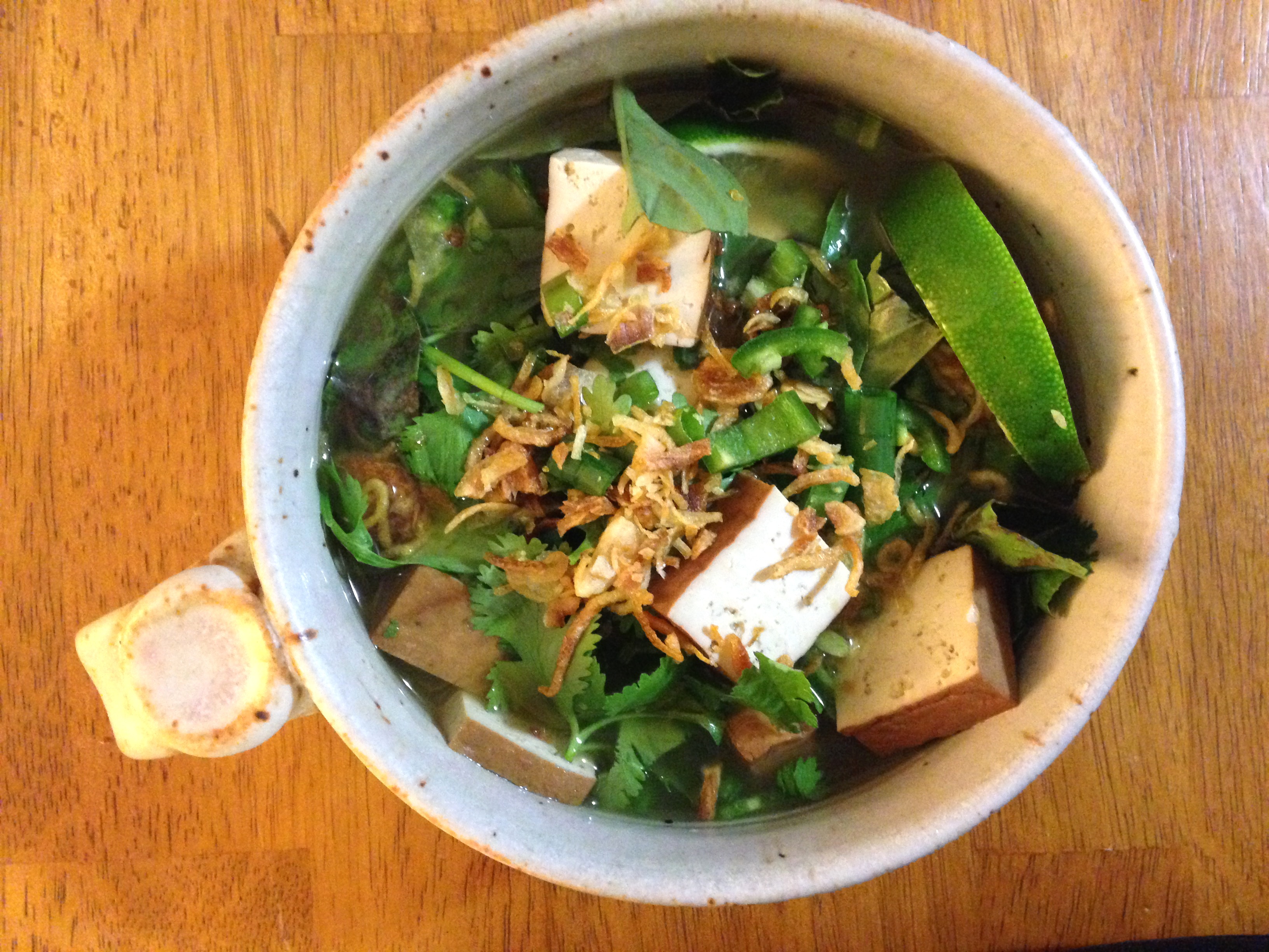 Tofu Pho from Munchery Tofu Pho