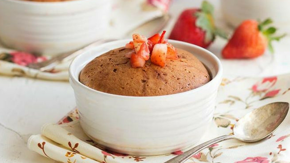 NeoCell Peanut Butter Strawberry Pudding Cakes