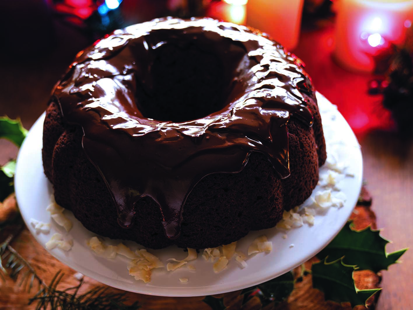 Holiday Chocolate Bundt Cake - Delicious Living