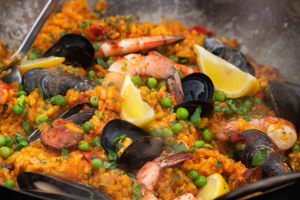 Smoky Seafood Paella - Delicious Living